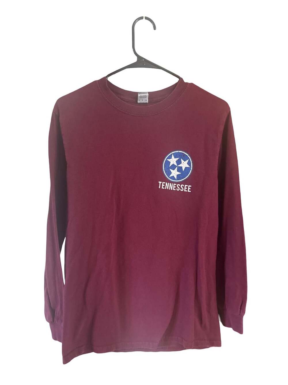 Crazy Palmetto Life Is Better In Tennessee Long Sleeve T-Shirt Maroon Small